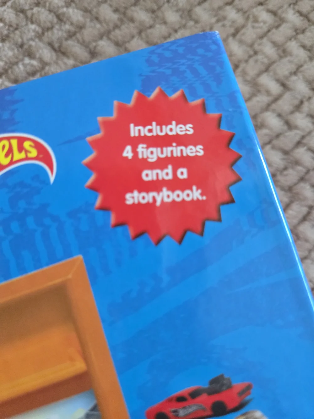 Hot Wheels Tattle Tales Storybook & 4 Cars Gift Set Lot of 2 NEW